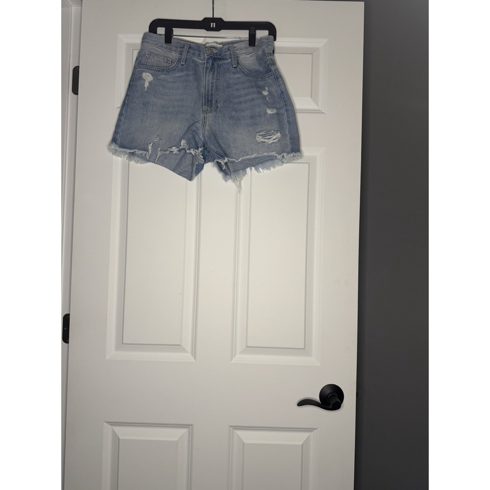 Just Black  Raw Hem Denim Jean Shorts Medium